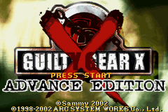 Guilty Gear X - Advance Edition: Title